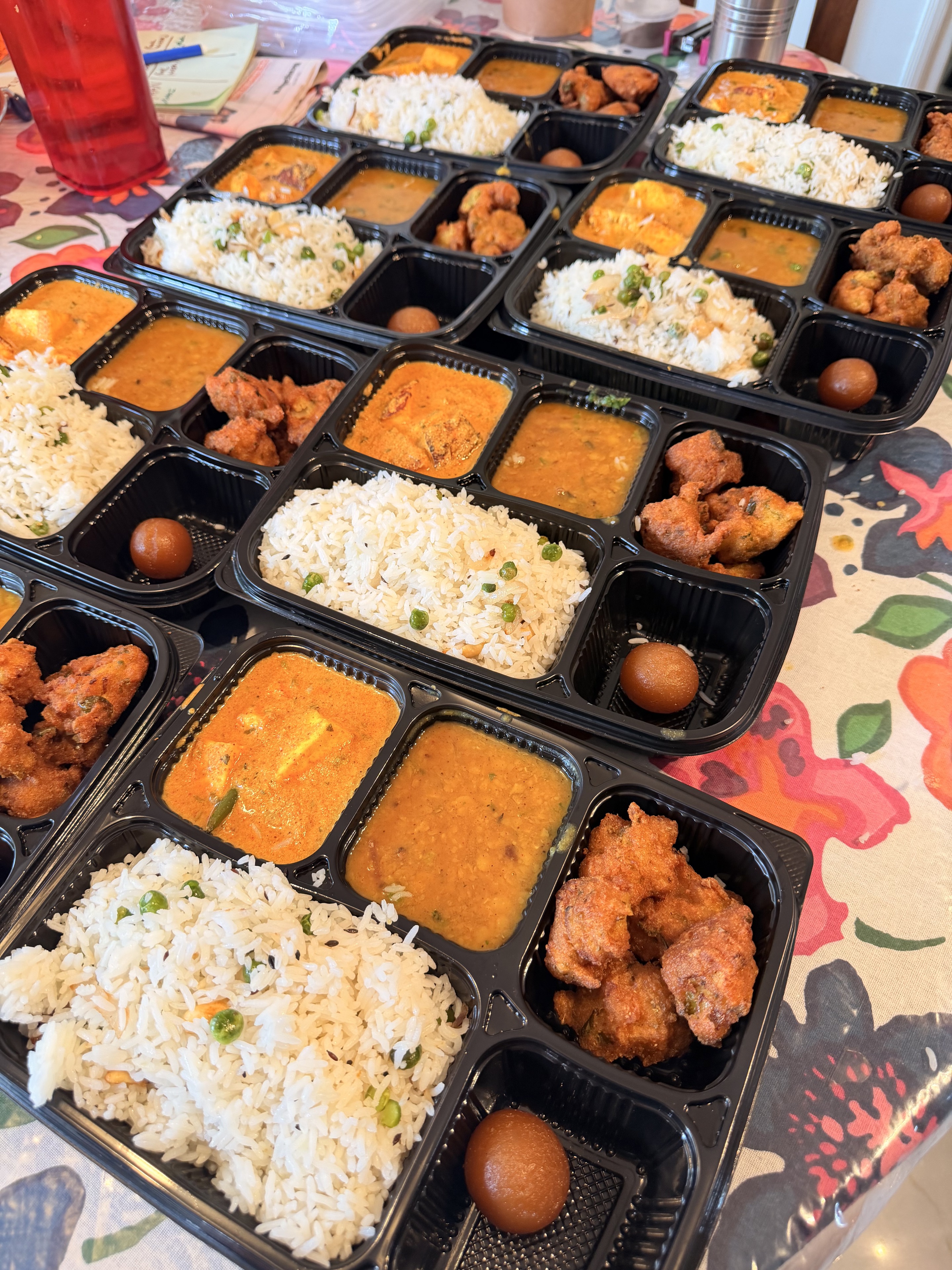 Freshly packed complete home-style meal boxes